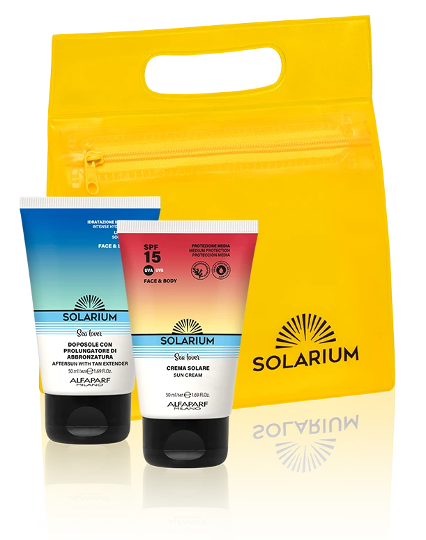 Solarium Sea Lover TRAVEL SET SPF 15 Crema solare e Doposole viso e corpo